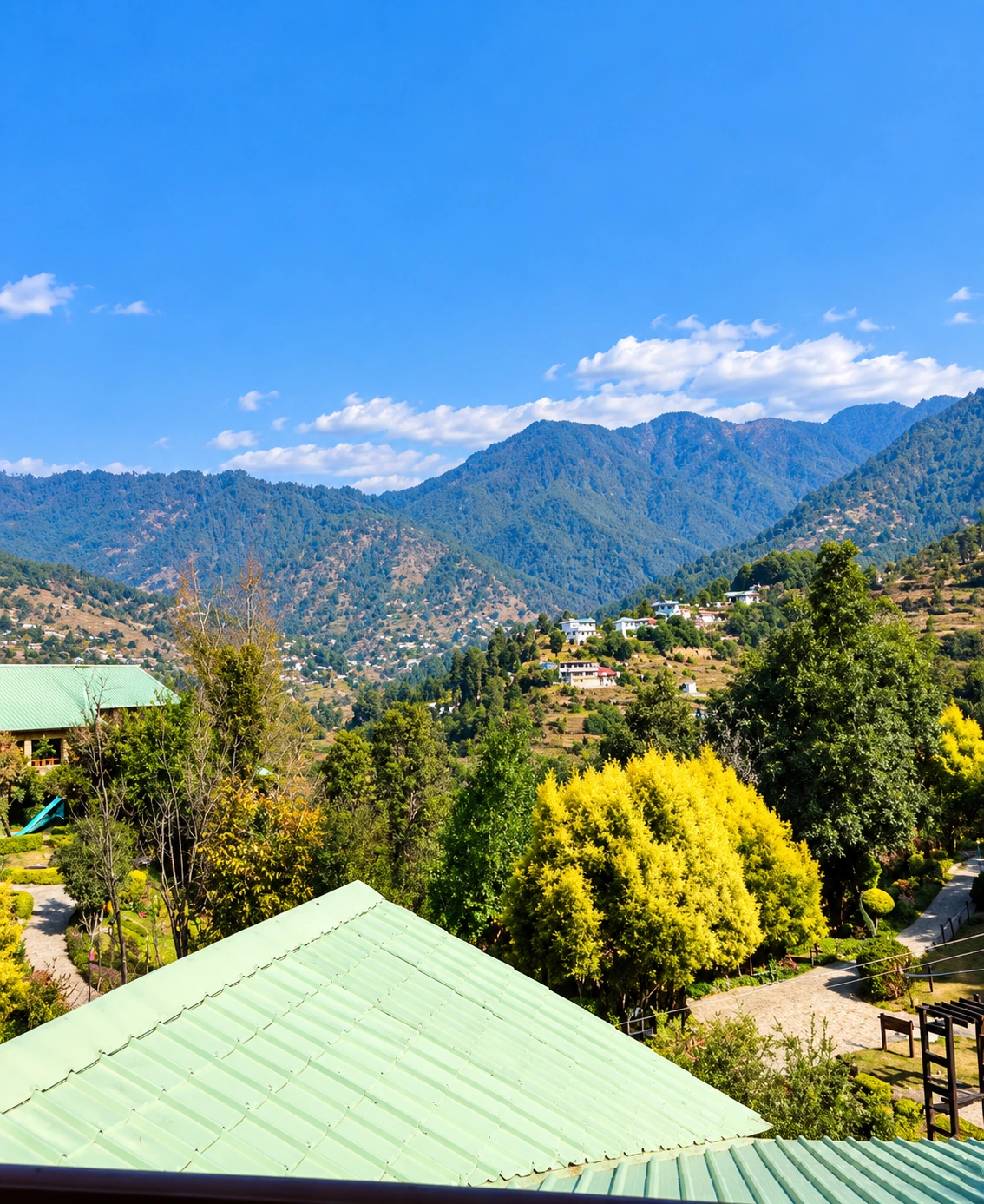 Binsar landscape in Uttarakhand