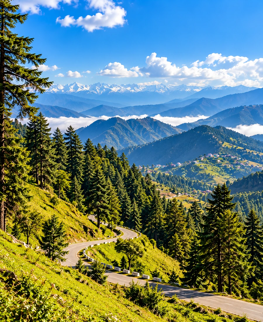 Chakrata landscape in Uttarakhand