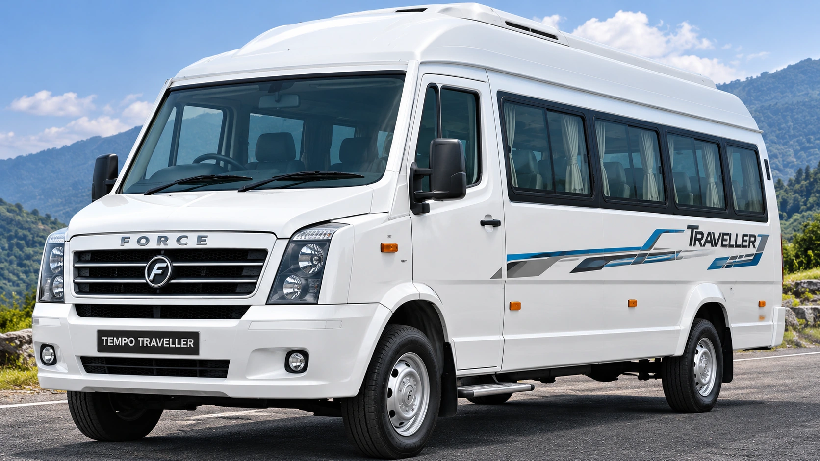Representative Tempo Traveller vehicle