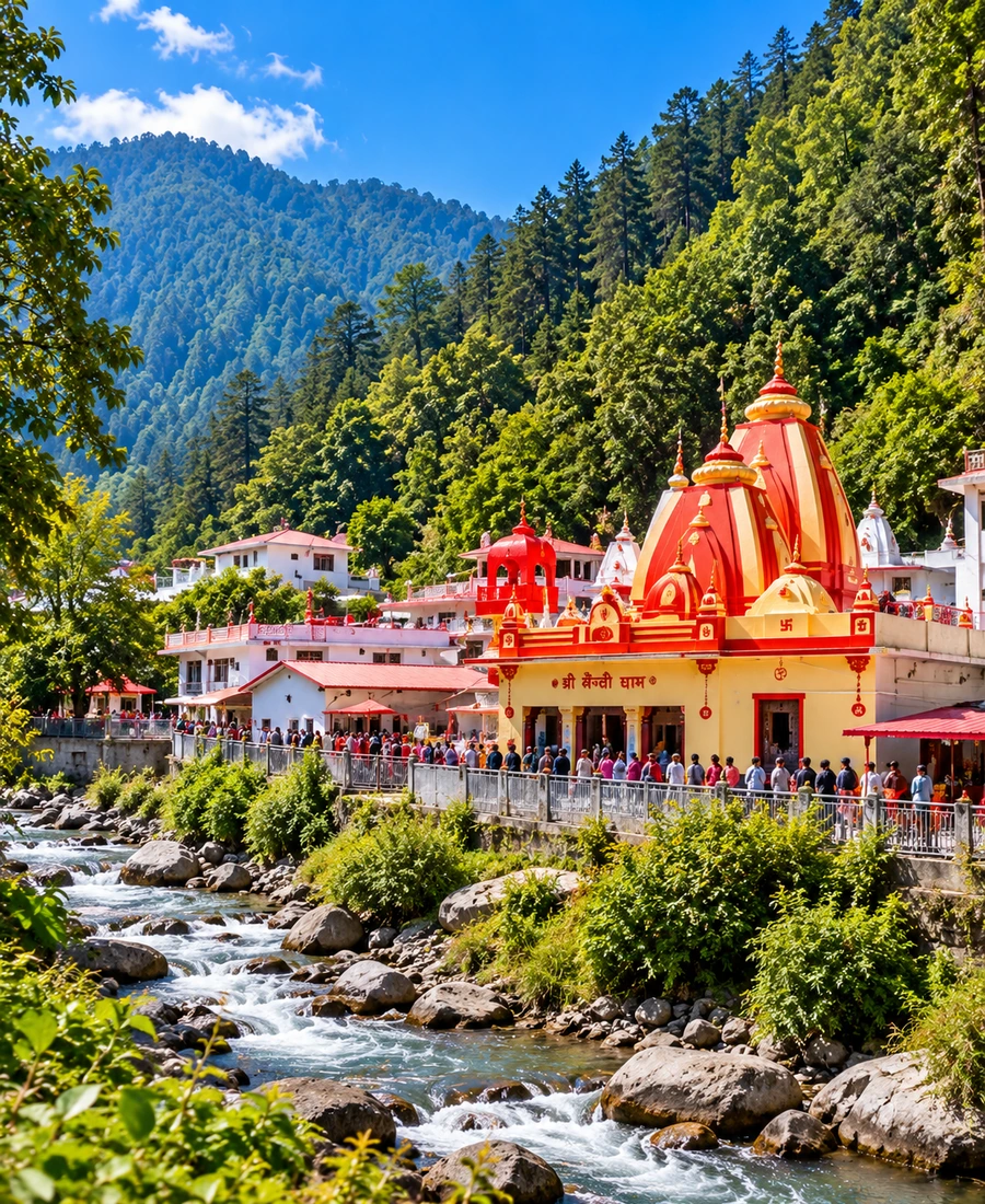 Kainchi Dham landscape in Uttarakhand