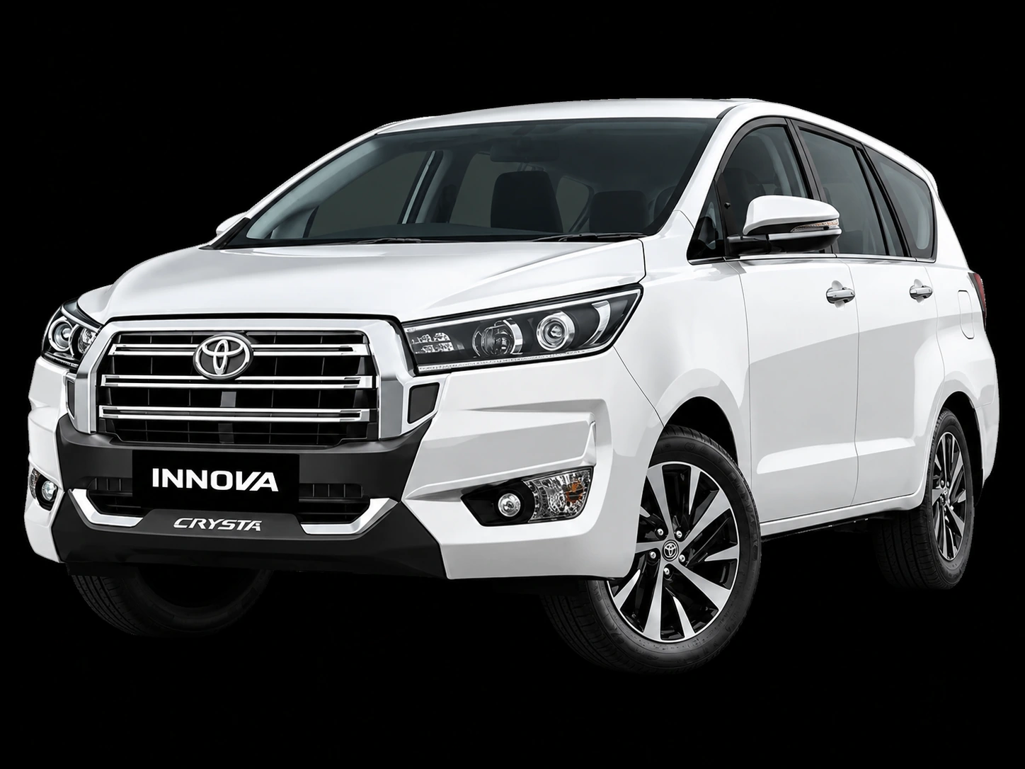 Representative Toyota Innova Crysta vehicle